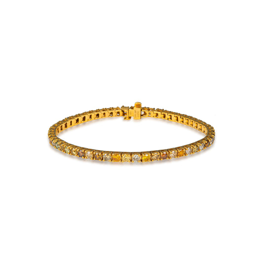 Fancy Color Tennis Bracelet