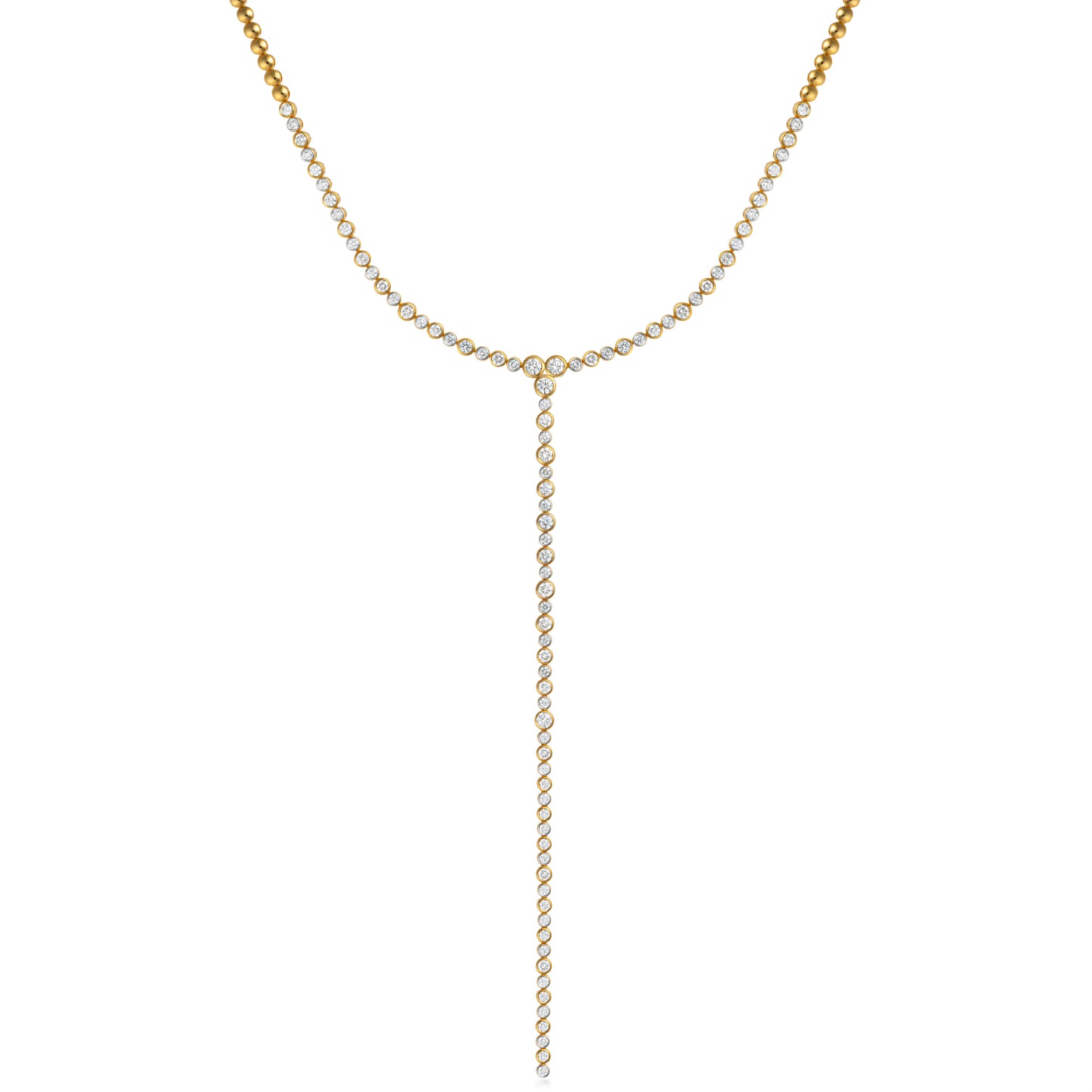 Diamond Bezel Lariat