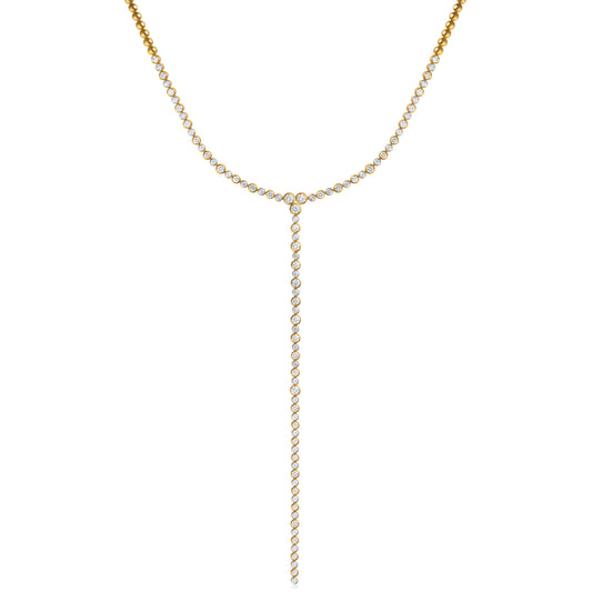 Diamond Bezel Lariat