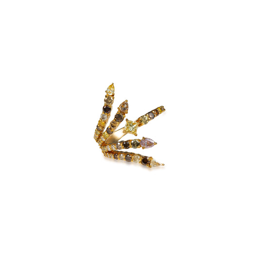 Fancy Color Diamond Vine Ring