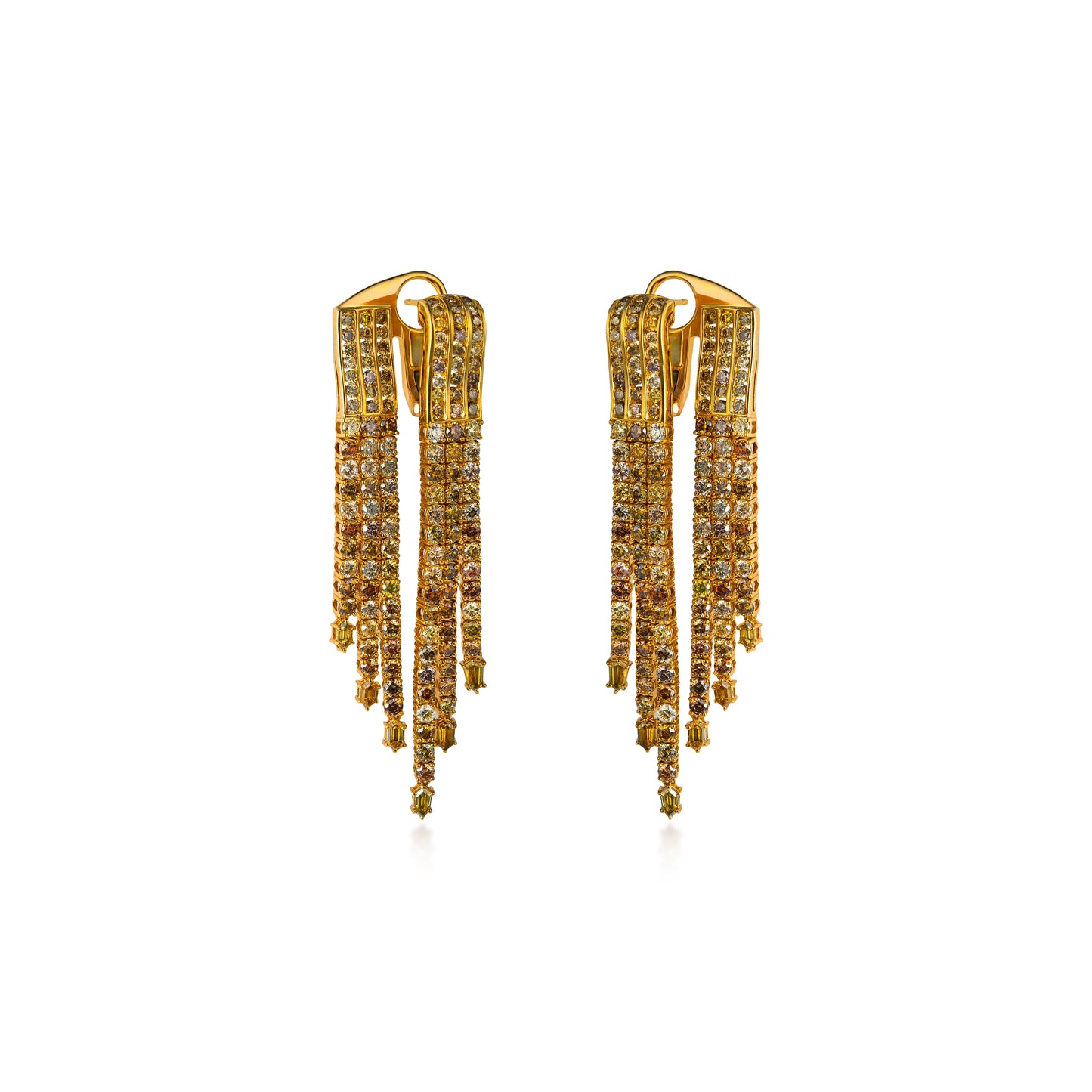 Twin-Set Pave Fringe Drop Earrings