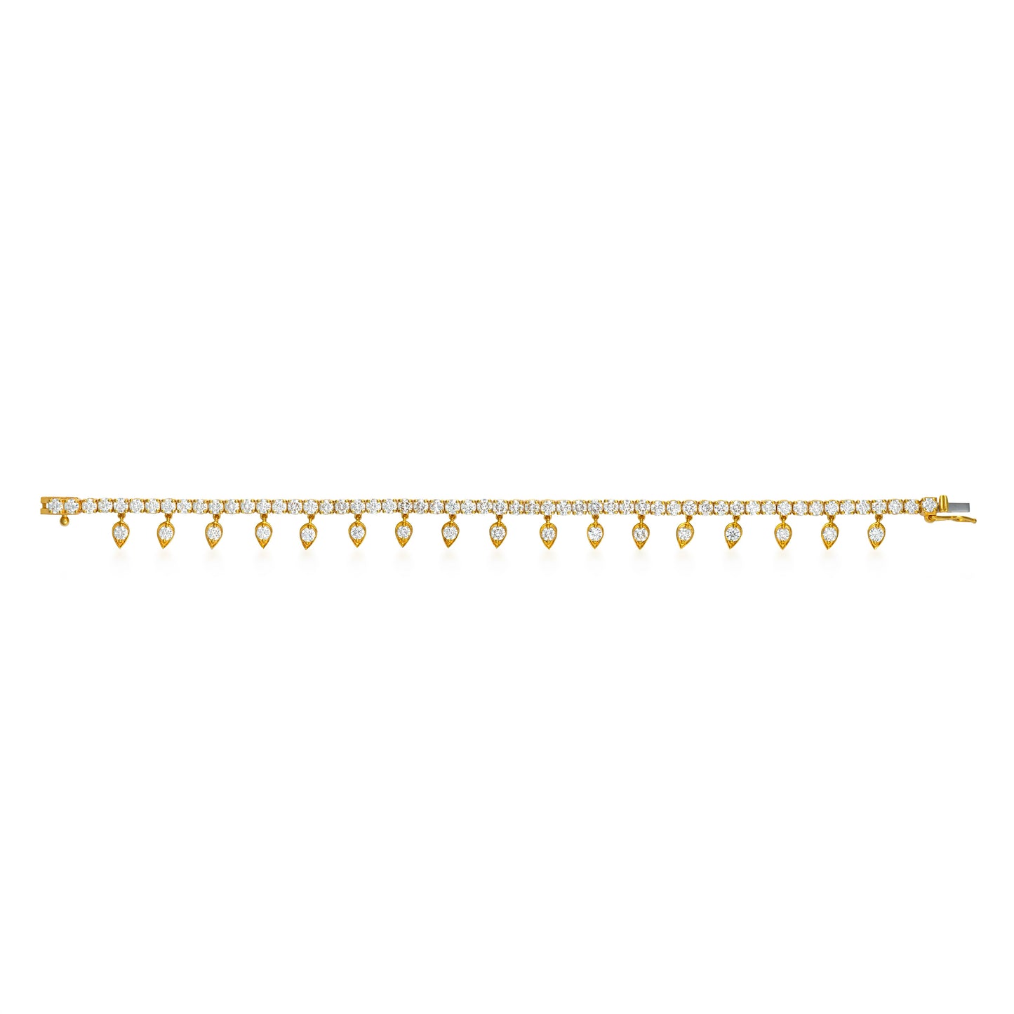 Diamond Reverse Drop 2 and 1 Bracelet & Necklace