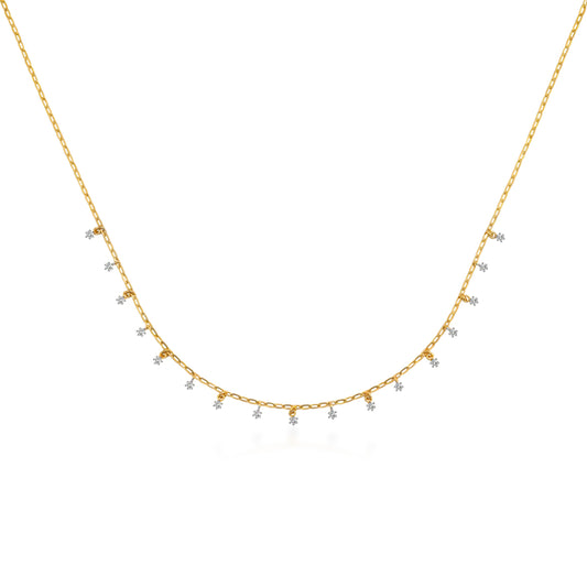 Dancing Drop Diamond Necklace