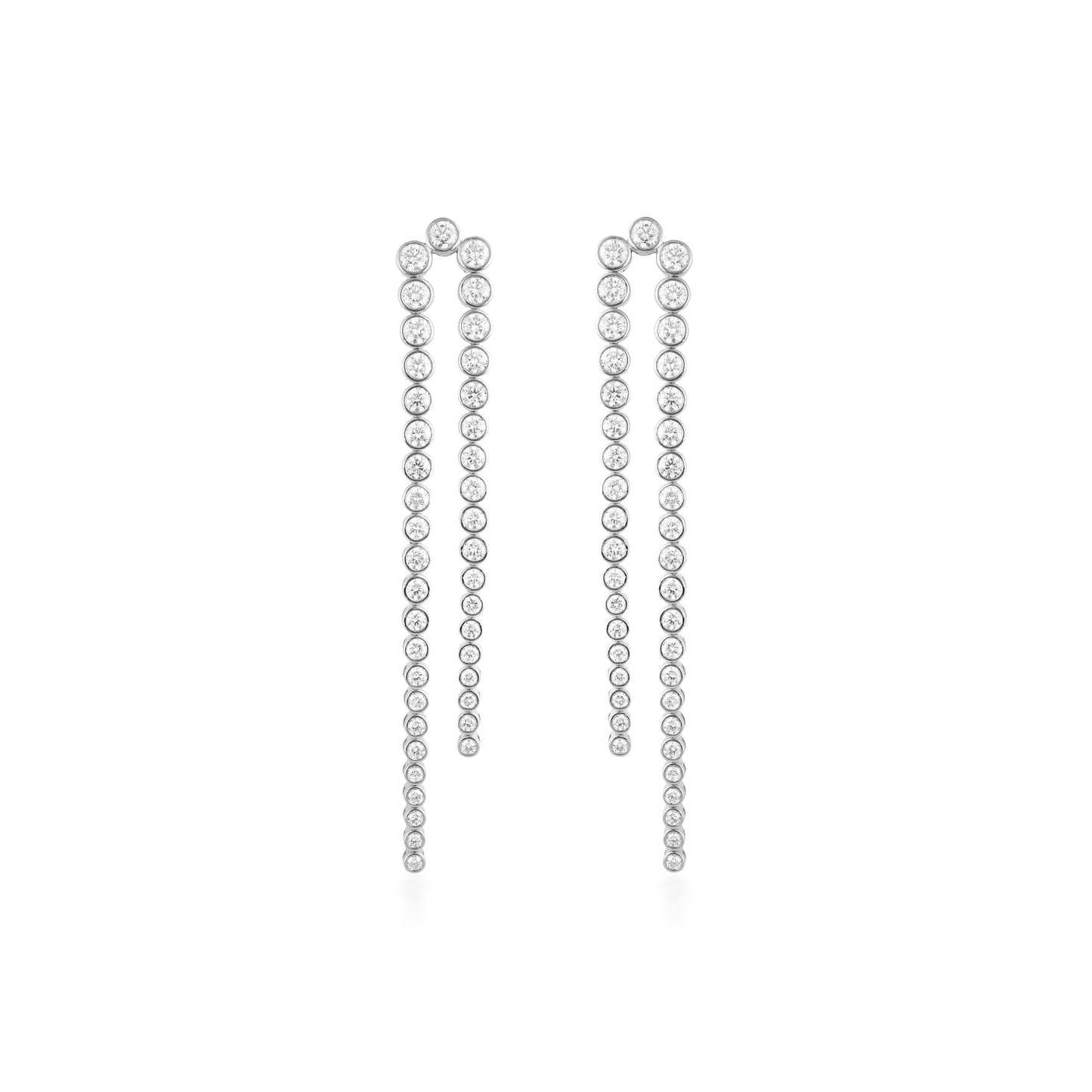 Diamond Lasso Linear Earring
