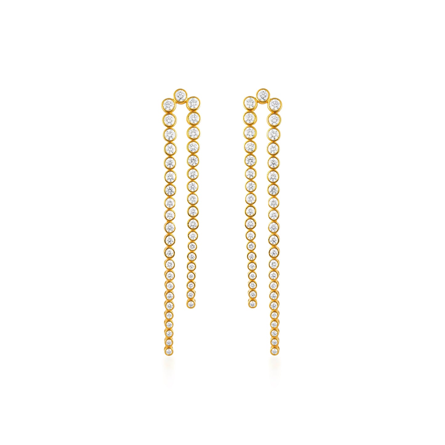 Diamond Lasso Linear Earring