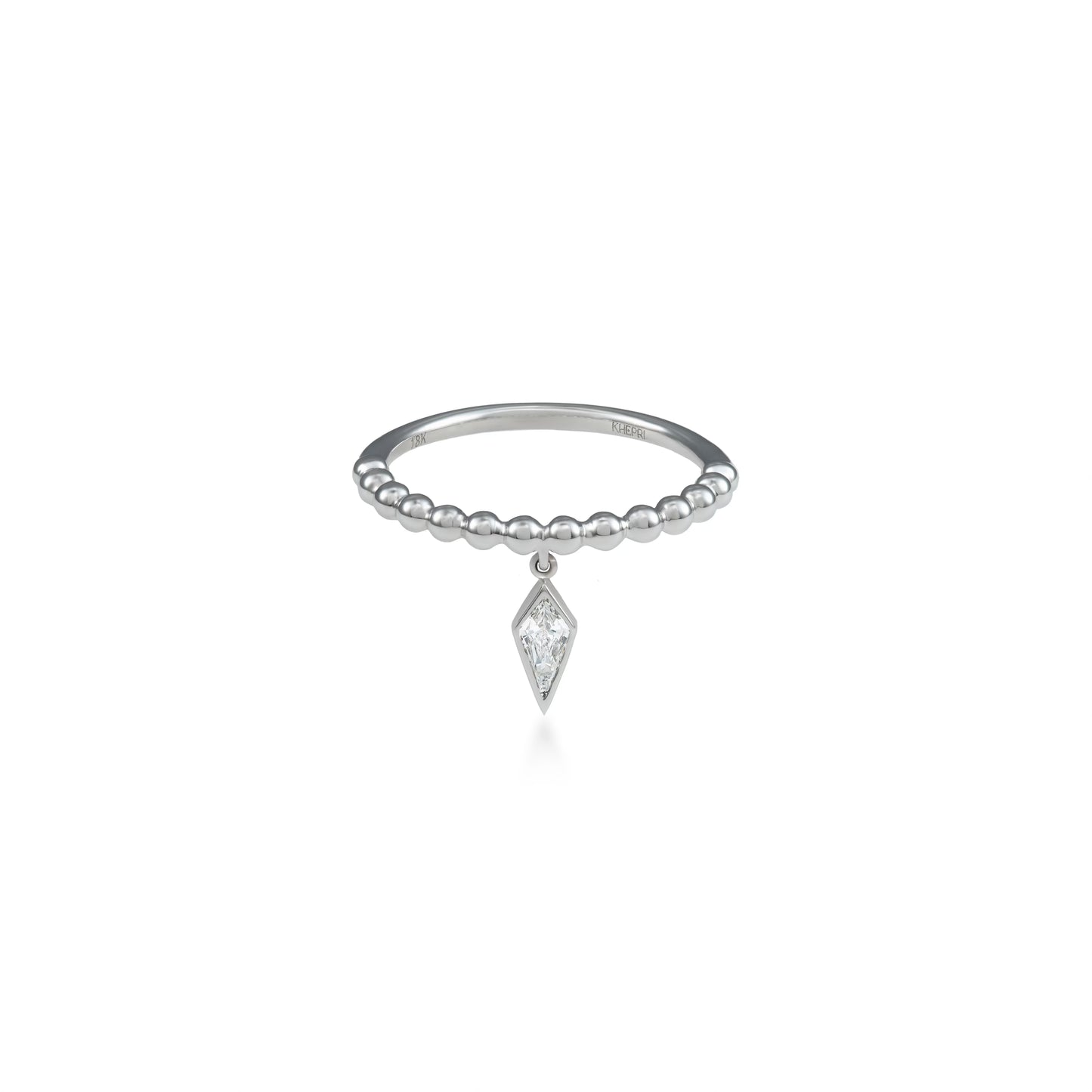 Diamond Kite Drop Ring