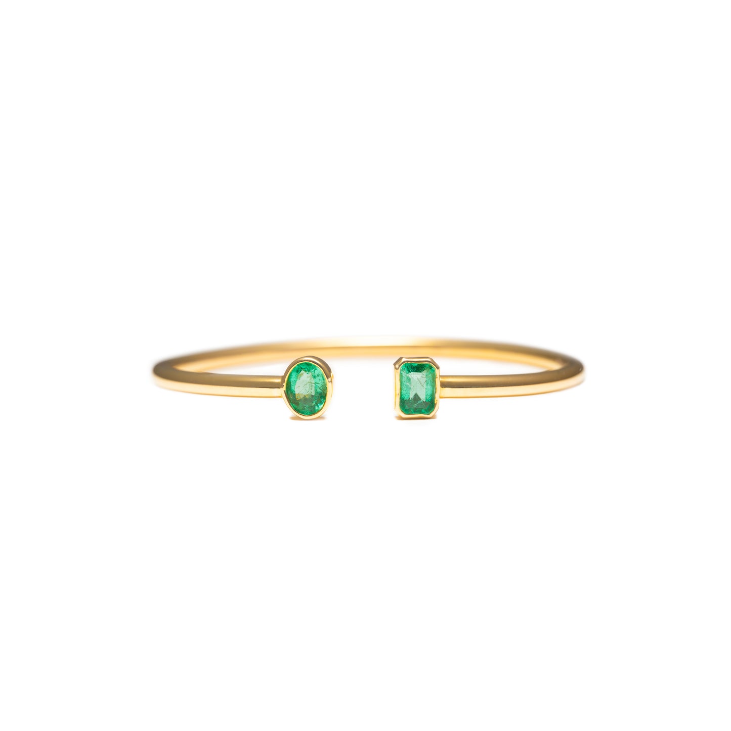 Ishtar Emerald Gap Bangle