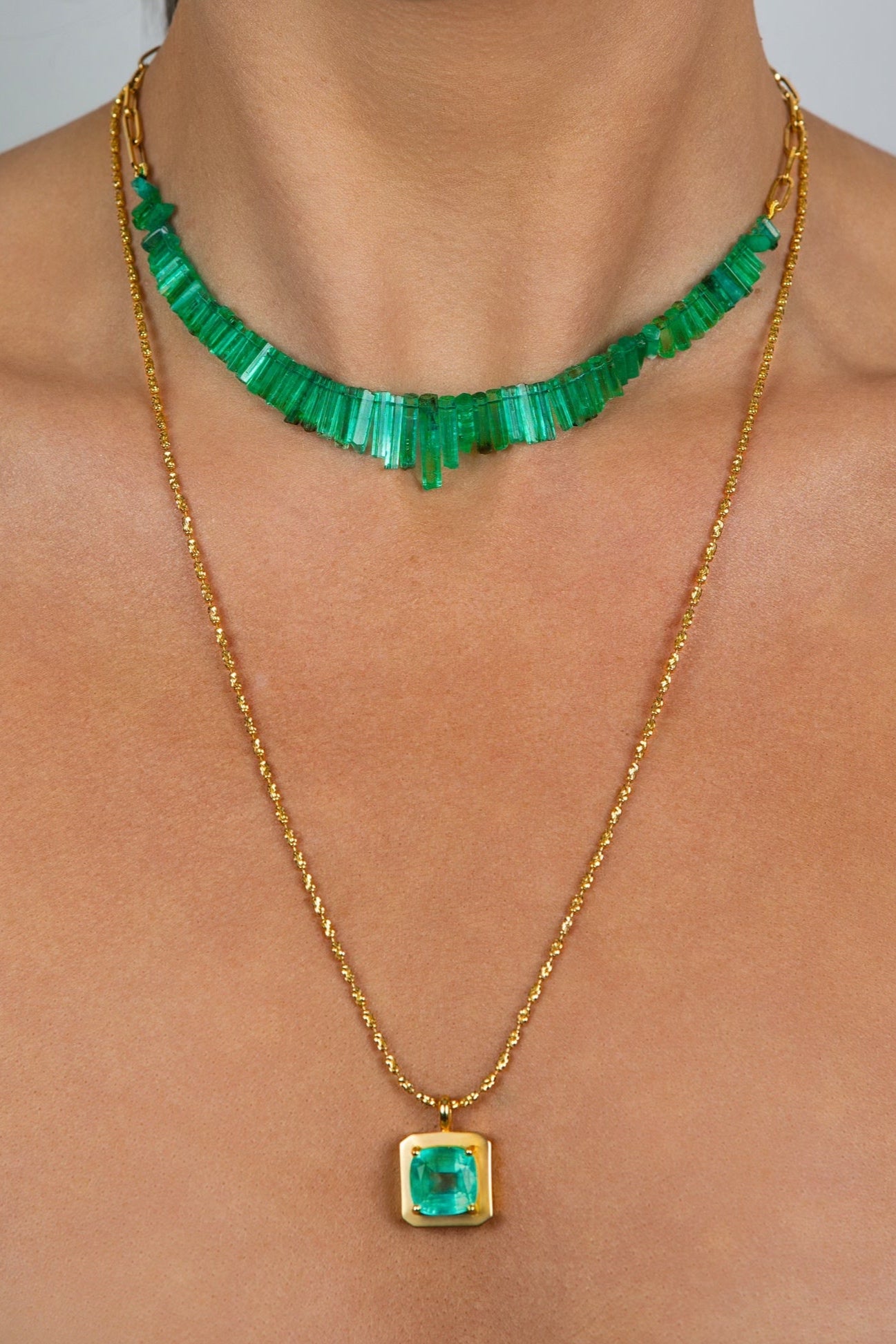 The Aphrodite Emerald Necklace