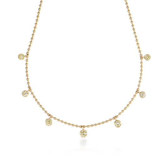Seven Carousel Drop Necklace