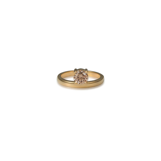 Fancy Color Diamond Floating Ring