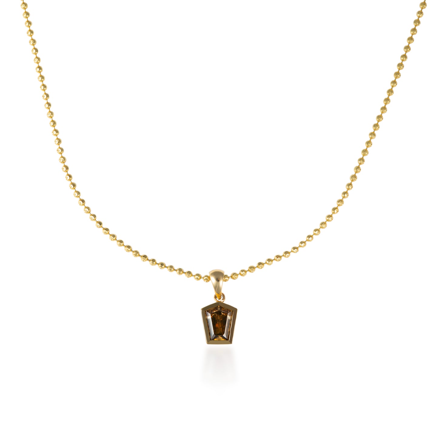 Alfie Cognac Diamond Shield