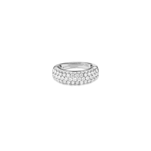 Diamond 5 Row Band Ring Large