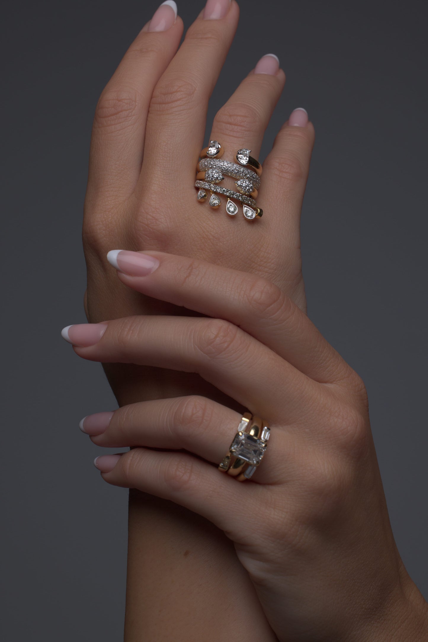 Diamond Pave Gap Ring