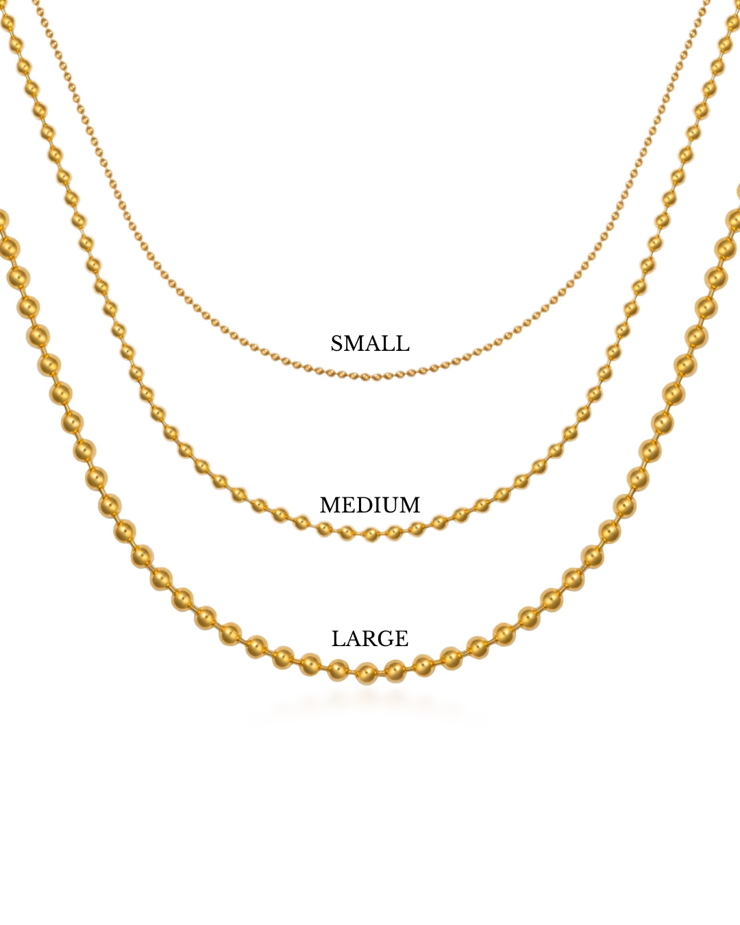 Large Cartouche Ball Chain