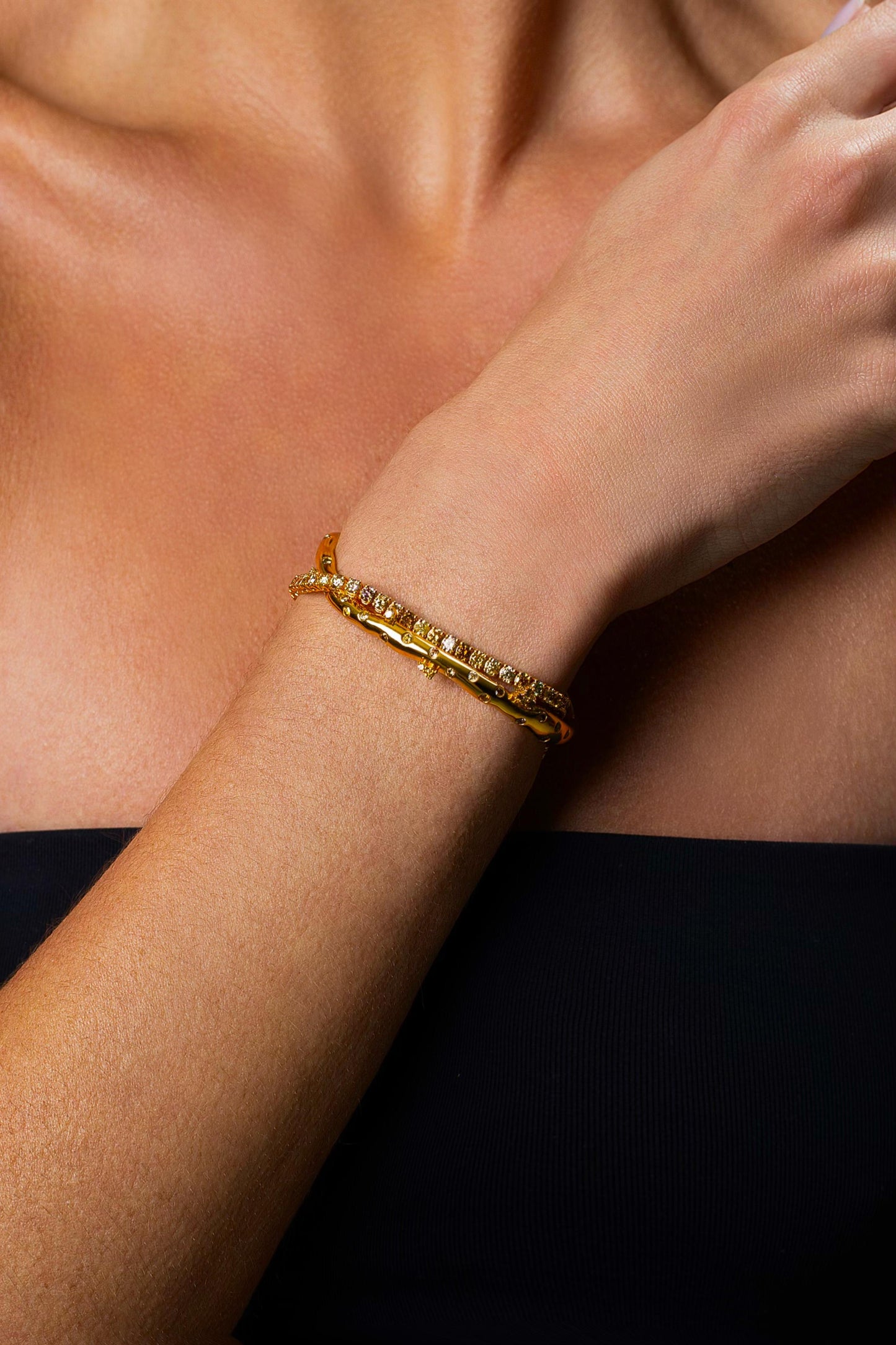 Fancy Color Tennis Bracelet