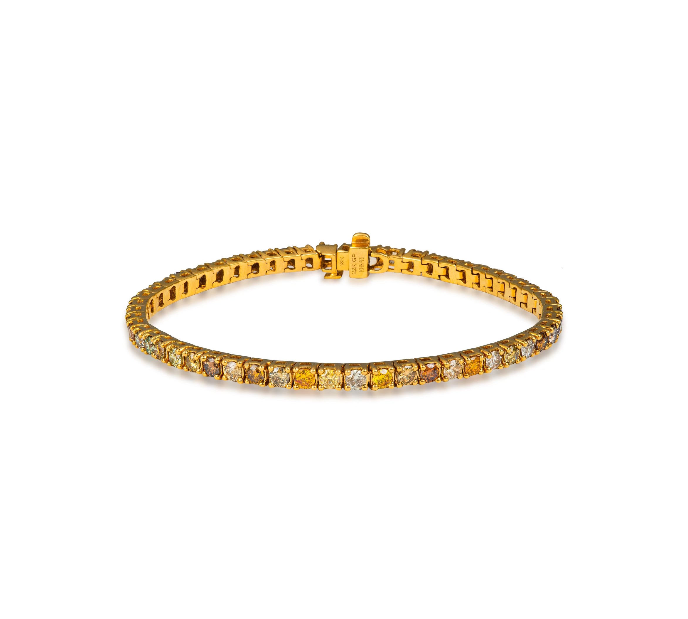 Fancy Color Tennis Bracelet