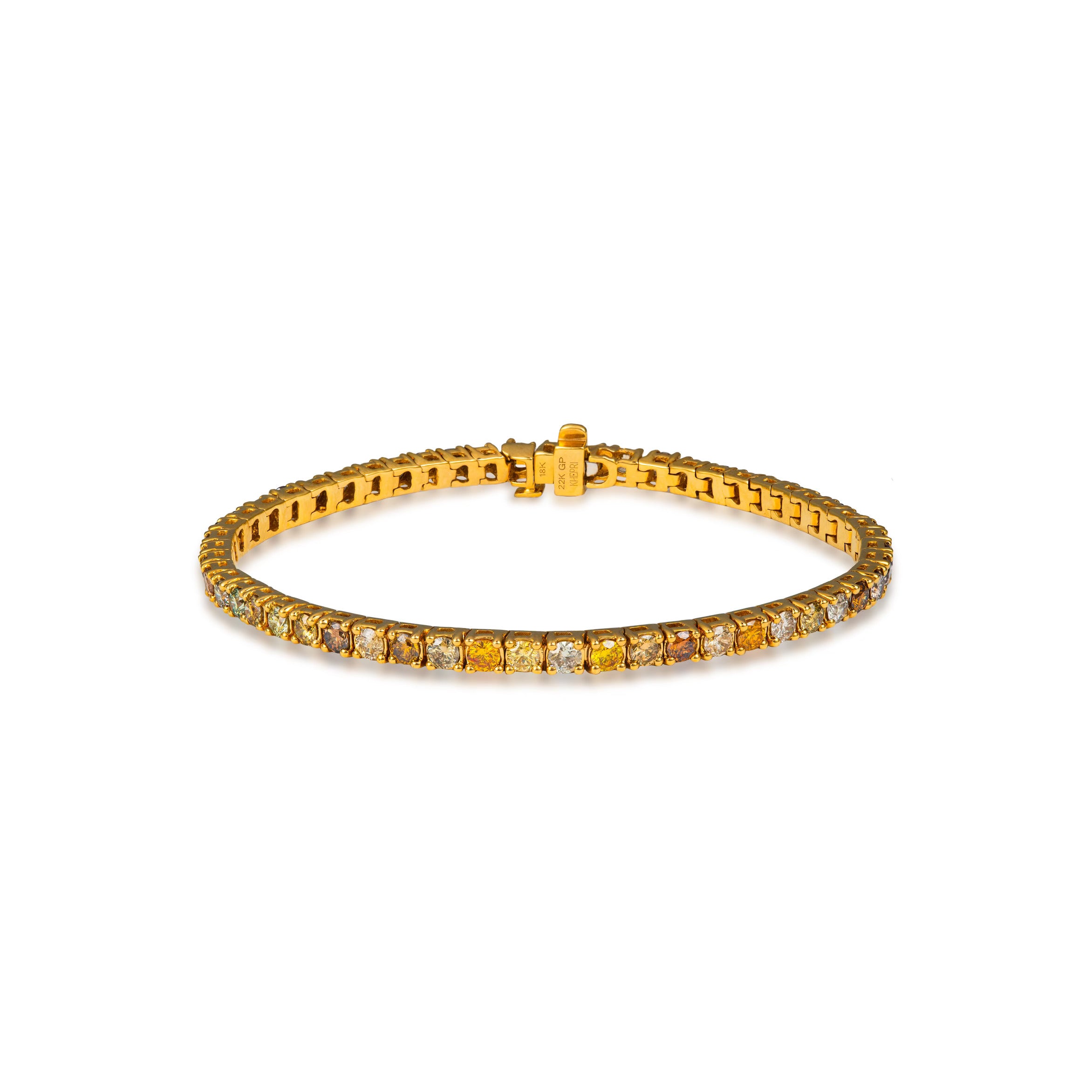 Fancy Color Tennis Bracelet