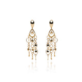 Star Drop Chandelier Earrings