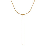 Fancy Color Diamond Tennis Lariat Necklace