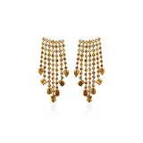 Fancy Color Fringe Diamond Earrings
