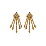 Fancy Color Diamond Starburst Ear Jacket & Earrings