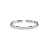 Diamond Pave Octagon Bangle