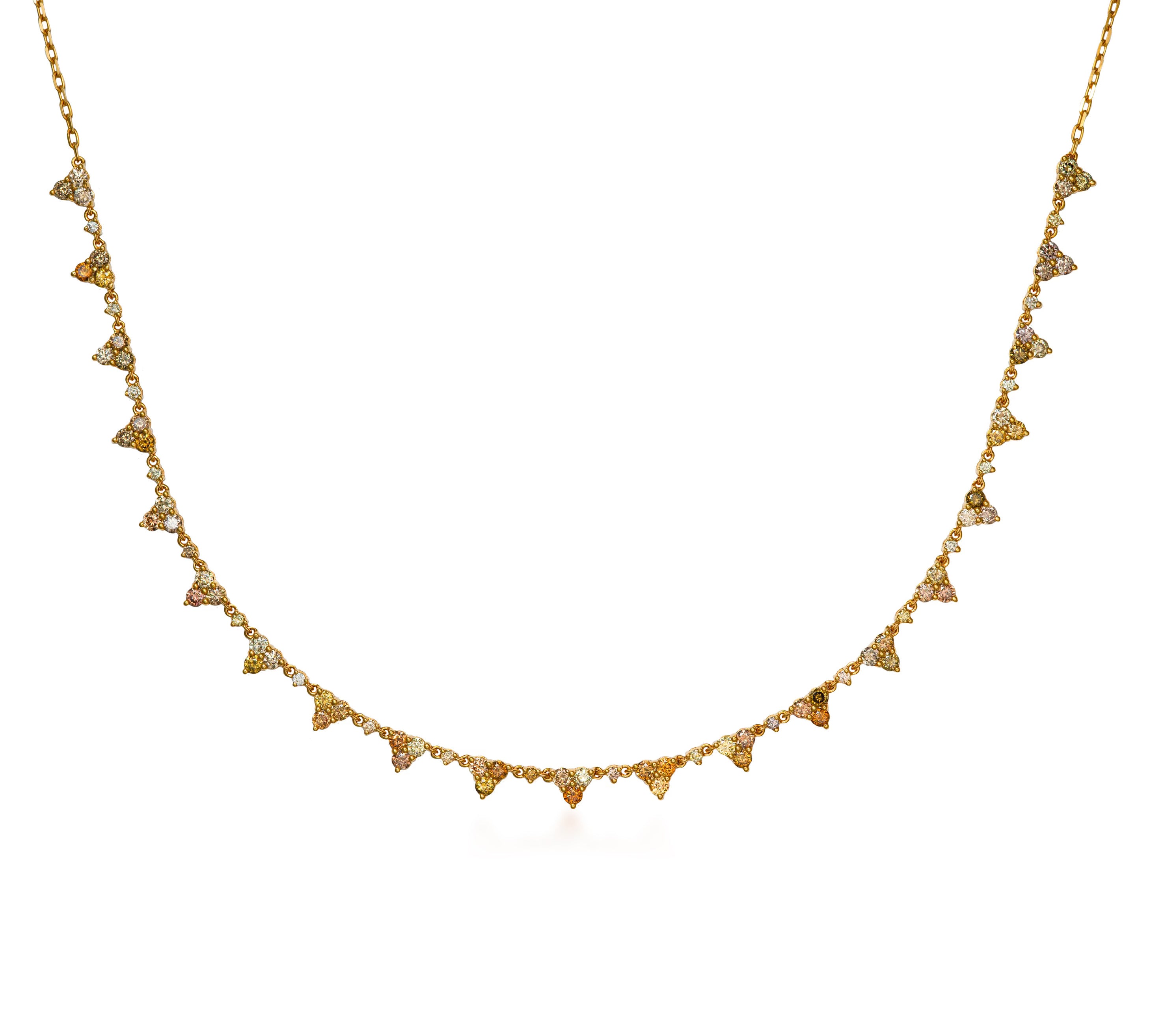 Fancy Color Diamond Tiara Choker