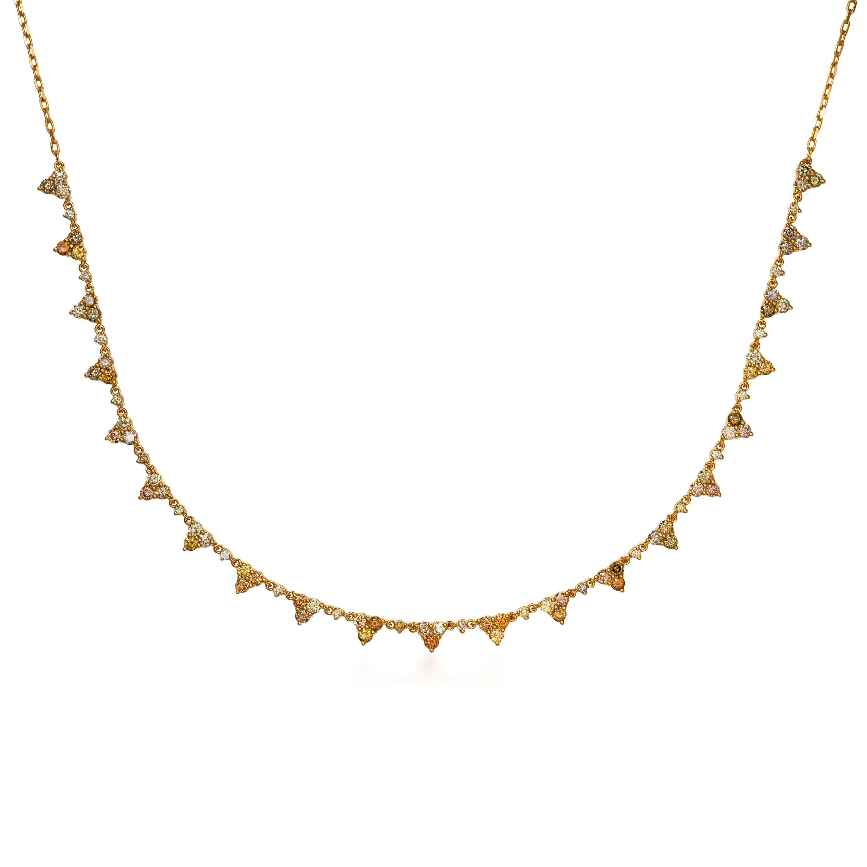 Fancy Color Diamond Tiara Choker