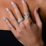 Diamond Stardust 5 Row Band