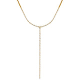 Diamond Bezel Lariat