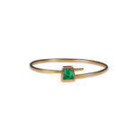 The JJ Knot Trapezoid Emerald Bangle