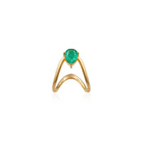 Emerald Pear Shape Vanki Ring