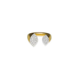 Diamond Marquise Pave Gap Ring