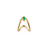 Emerald Small Marquise Vanki Ring