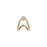 Petite Fancy Color Oval Vanki Ring
