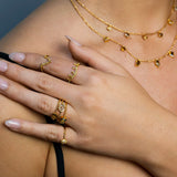 Fancy Color Diamond Bell Midi Ring