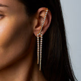 Diamond Lasso Linear Earring