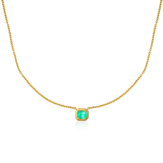 Ishtar Small Emerald Necklace