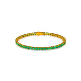 Emerald Tennis Bracelet