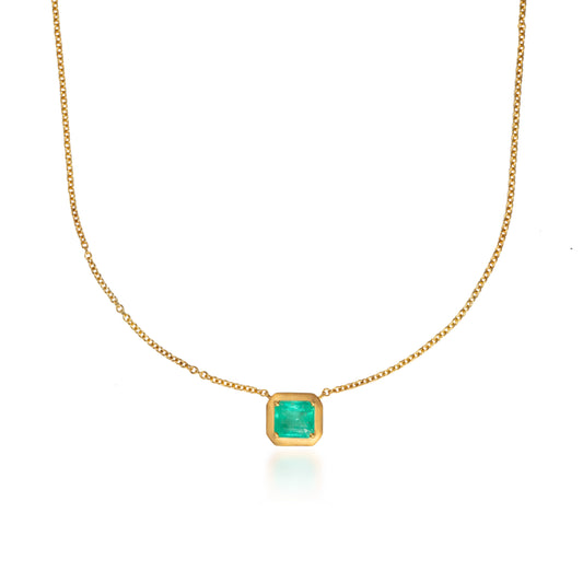 Ishtar Large Emerald Necklace