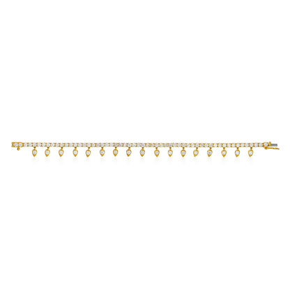 Diamond Reverse Drop 2 and 1  Bracelet & Necklace