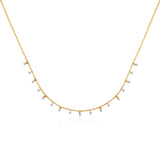Dancing Drop Diamond Necklace
