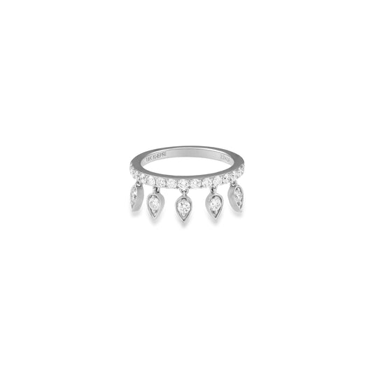 Diamond Reverse Drop Ring
