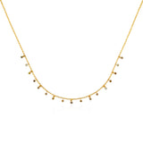 Dancing Drop Fancy Color Diamond Necklace