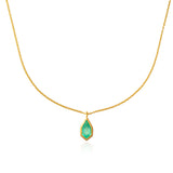 Ishtar Emerald Shield Necklace