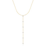 Diamond Marquise Lariat Necklace