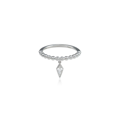Diamond Kite Drop Ring