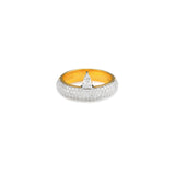 Trillion Diamond Floating Cleopatra Ring