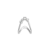 Petite  Multi Stone Diamond Vanki Ring