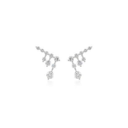 Petite Diamond Drip Stud